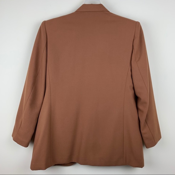 Vintage Lucia Tan One Button Embroidered Blazer - Picture 9 of 11